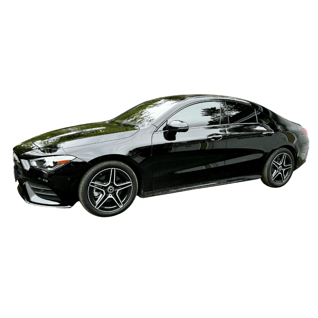 Black Mercedes Window Tint