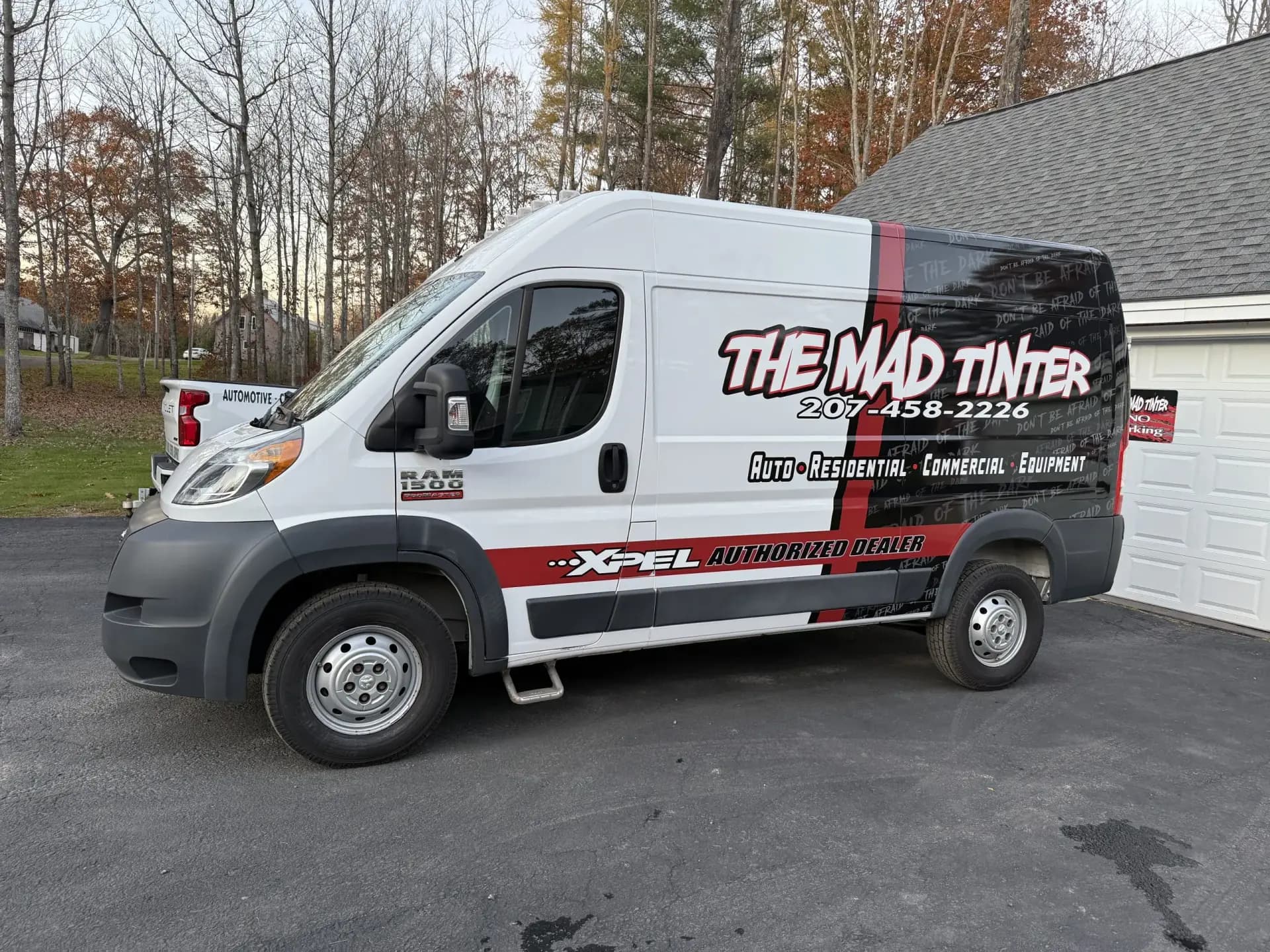 The Mad Tinter Company Van
