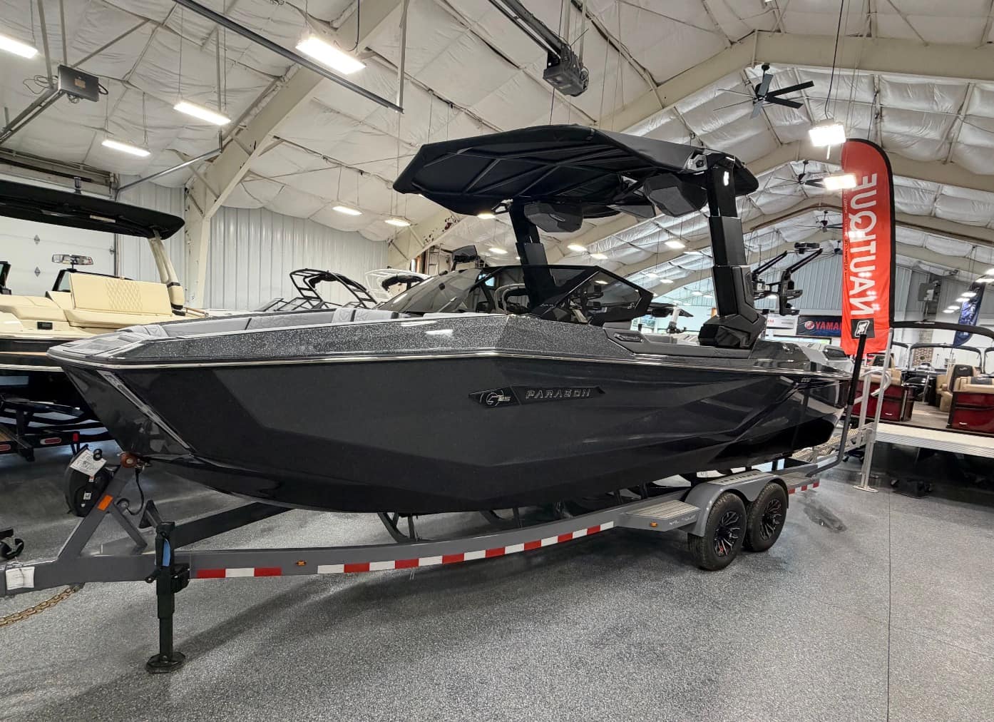 Marine Window Tinting on a wakeboard boat