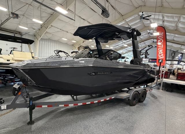 Tinted wakeboard boat profile